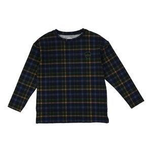 Analogie | Plaid Boxy T-Shirt Long Sleeve - Plaid